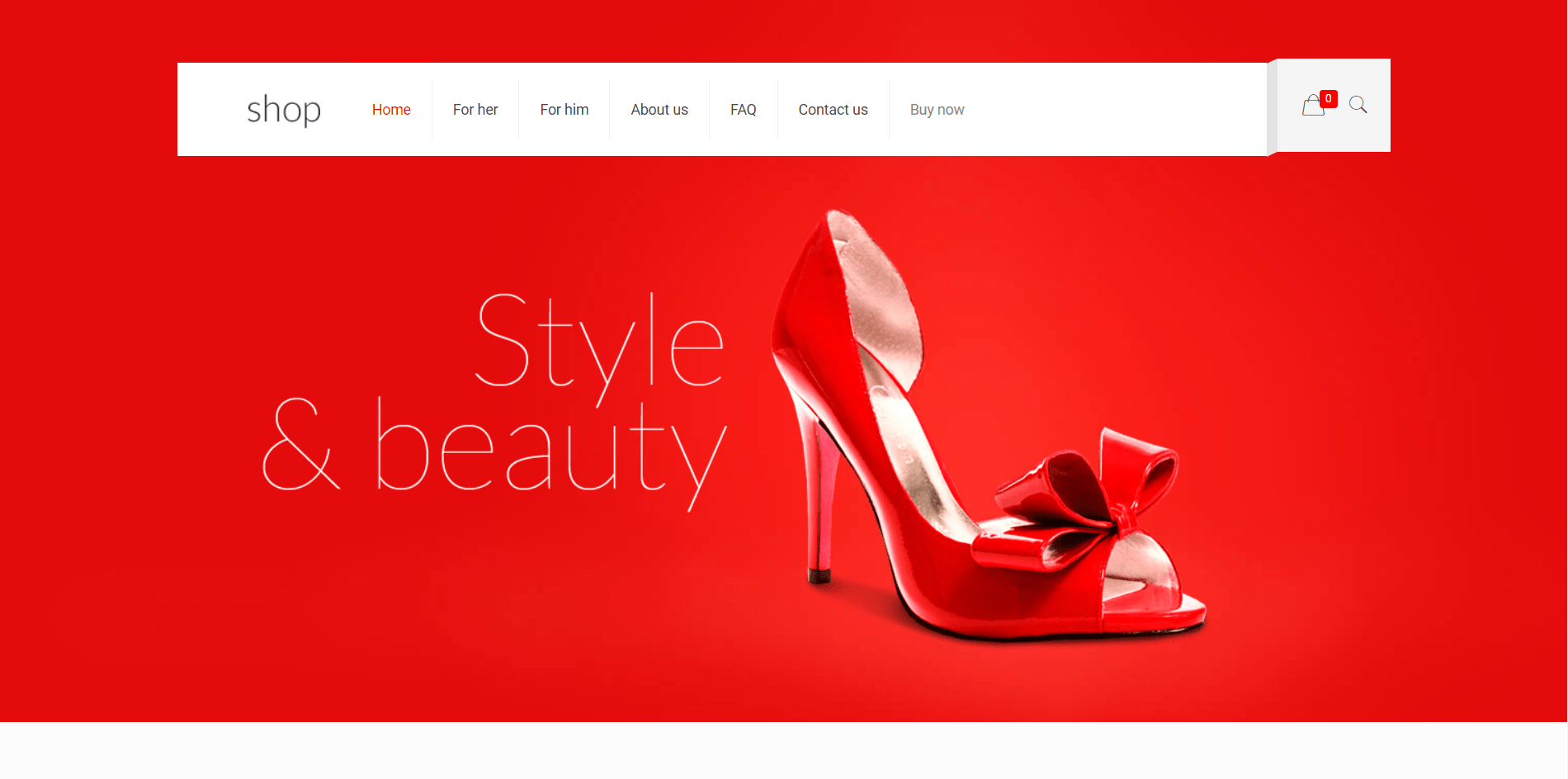 eCommerce web designer